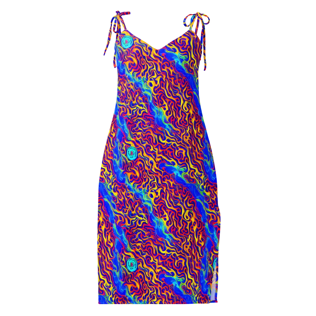 Firewater Bloom on Slip Dress — Front