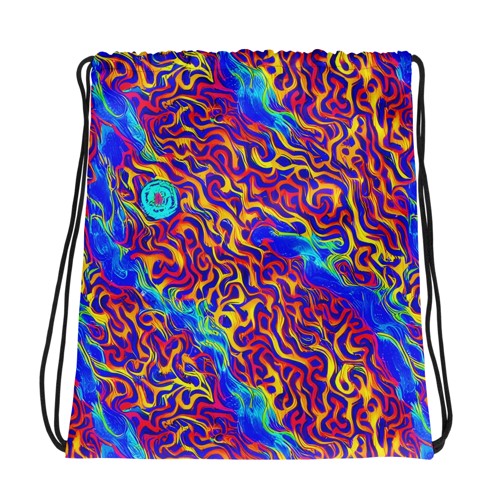 Firewater Bloom on Drawstring Bag — Photo