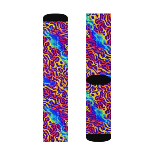 Firewater Bloom on a Socks