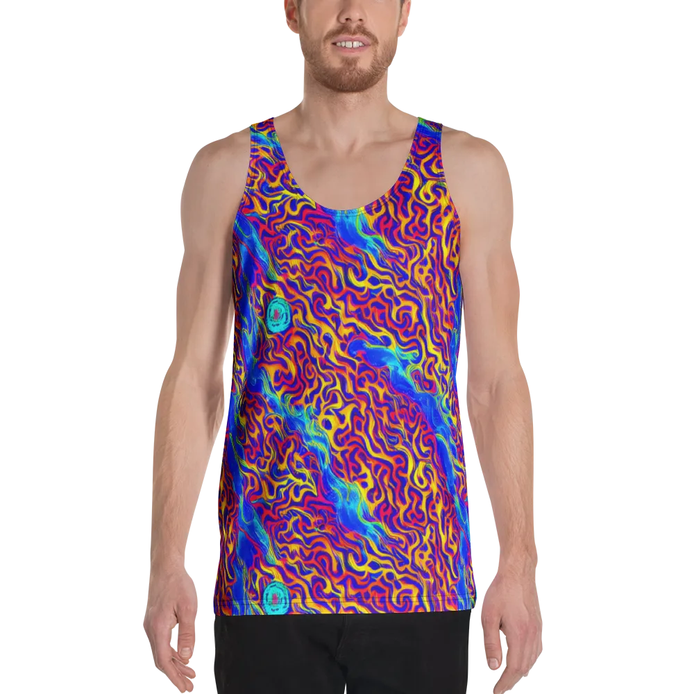 Firewater Bloom on Men's Tank Top — Front