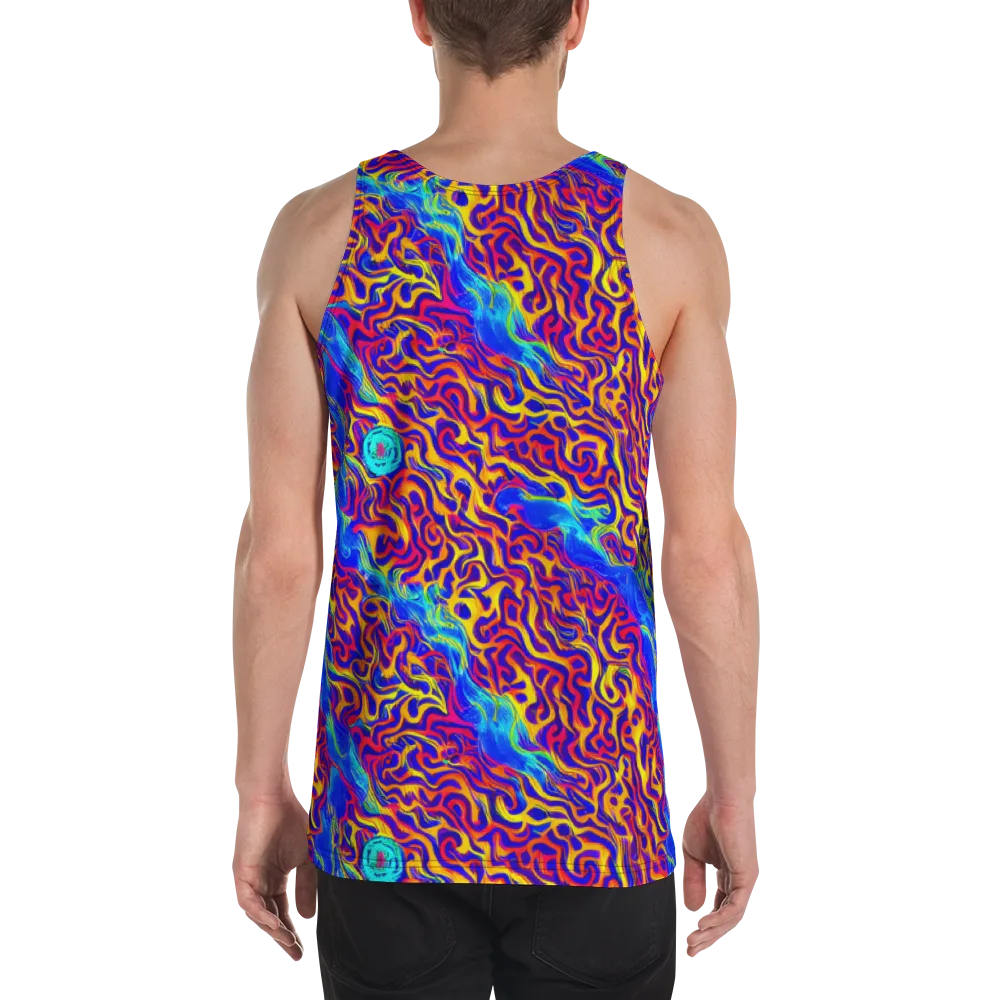 Firewater Bloom on Men's Tank Top — Back