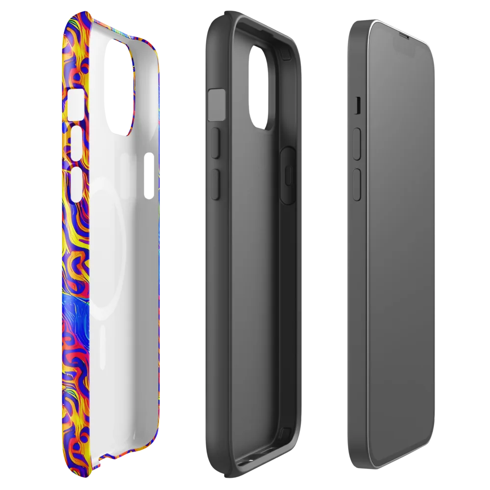 Firewater Bloom on MagSafe Tough Case for iPhone® — Front
