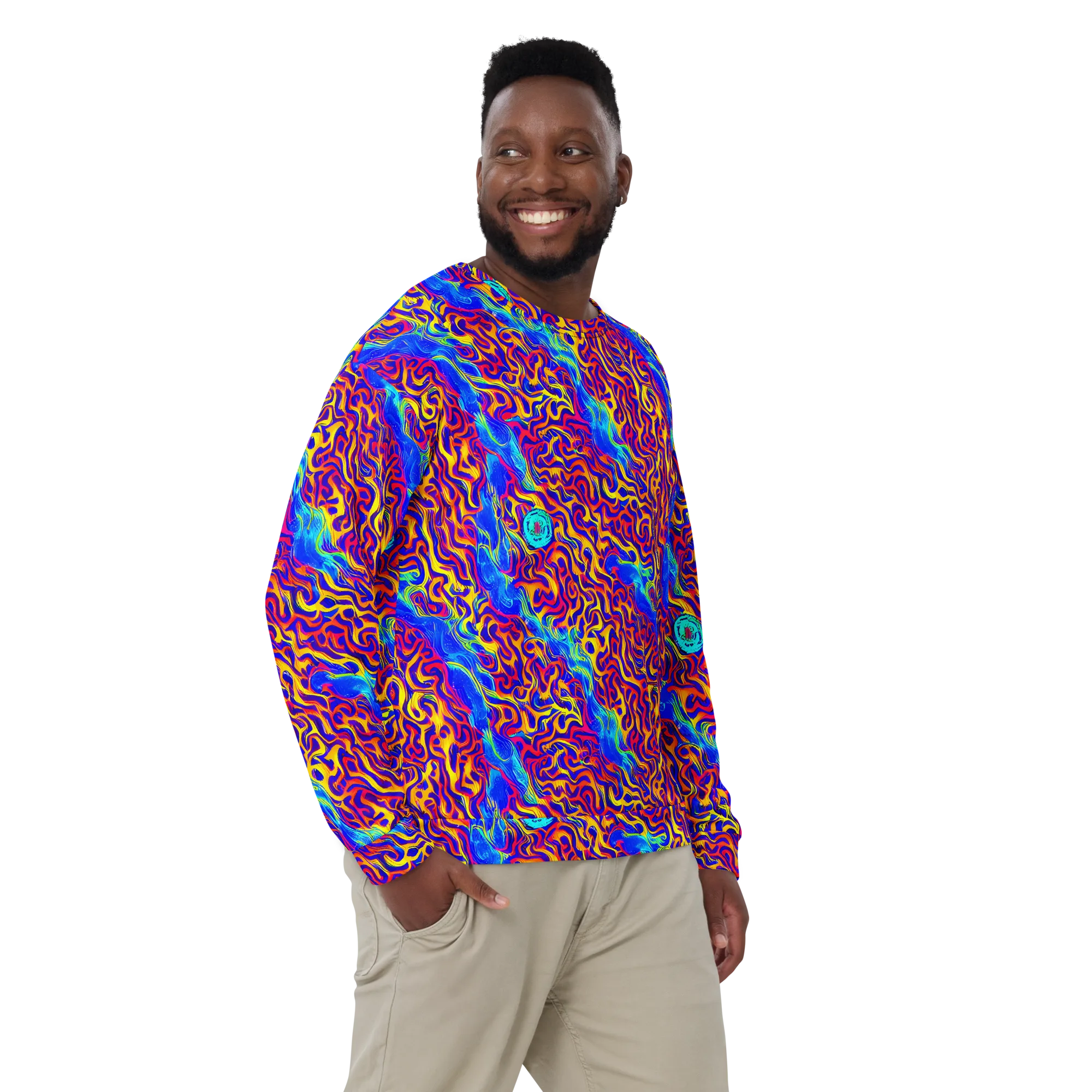 Firewater Bloom on Sweatshirt — Front