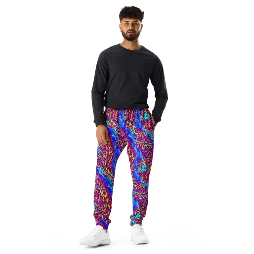 Firewater Bloom on a Men's Joggers