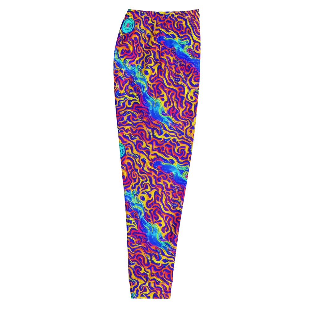 Firewater Bloom on Men's Joggers — Right