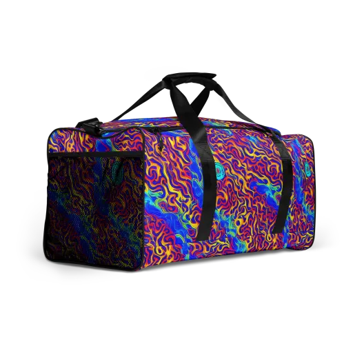 Firewater Bloom on a Duffle Bag