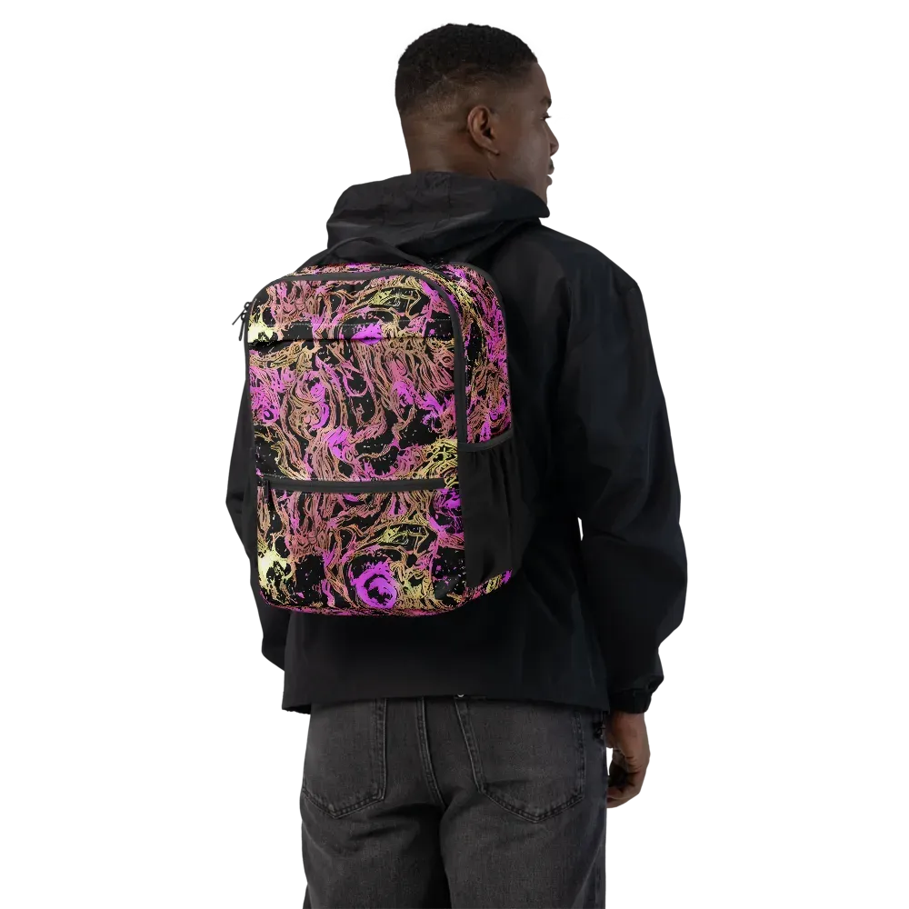 Electric Afterlife on Utility Backpack — Back
