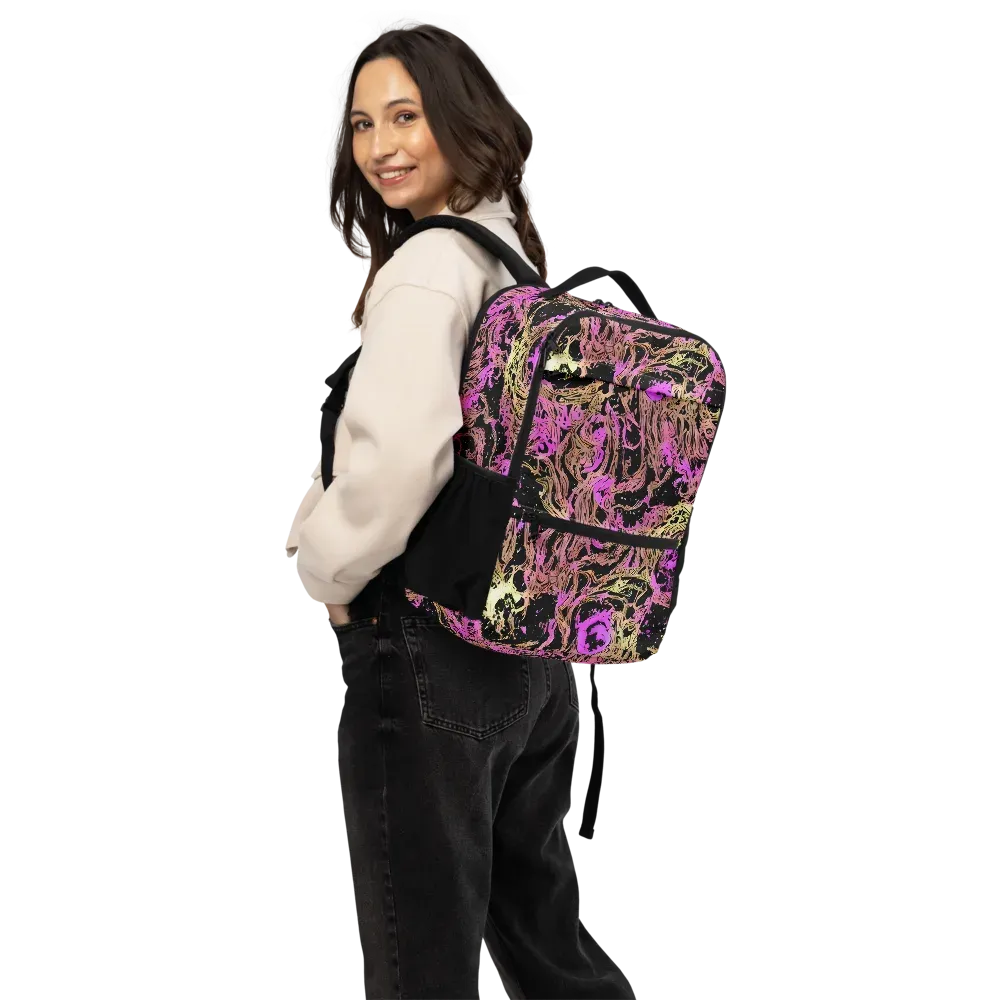 Electric Afterlife on Utility Backpack — Back