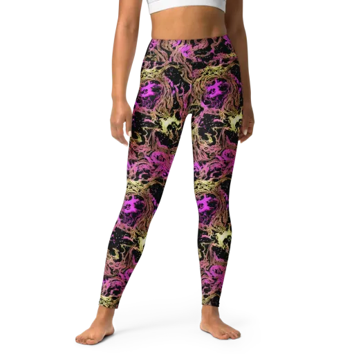 Electric Afterlife on a Yoga Leggings