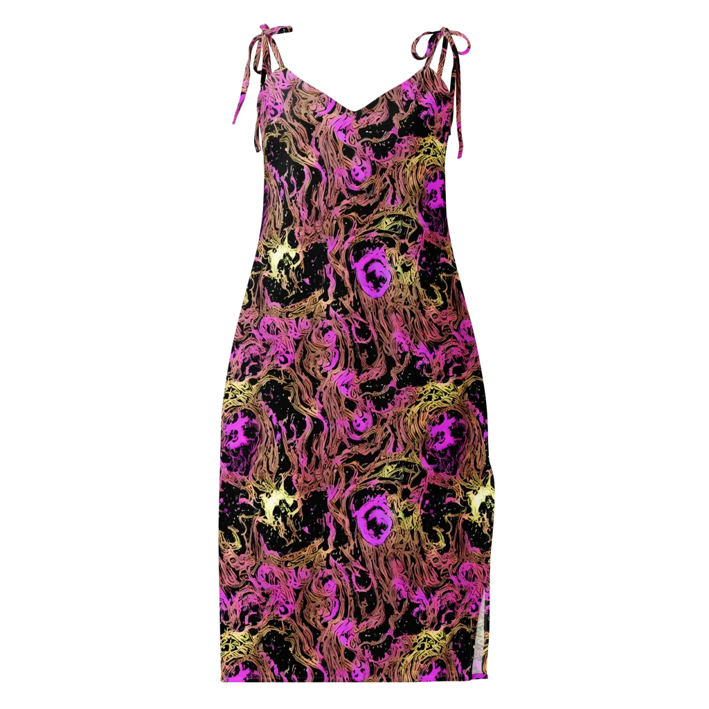 Electric Afterlife on Slip Dress — Front