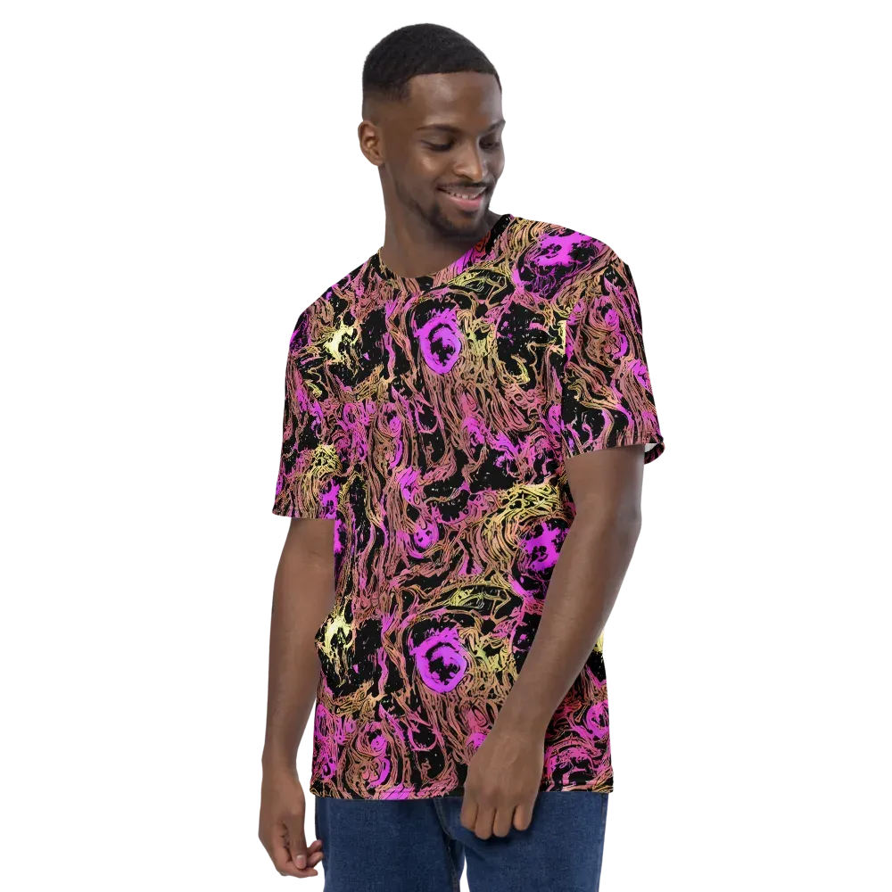 Electric Afterlife on Men's Crew Neck T-Shirt — Left