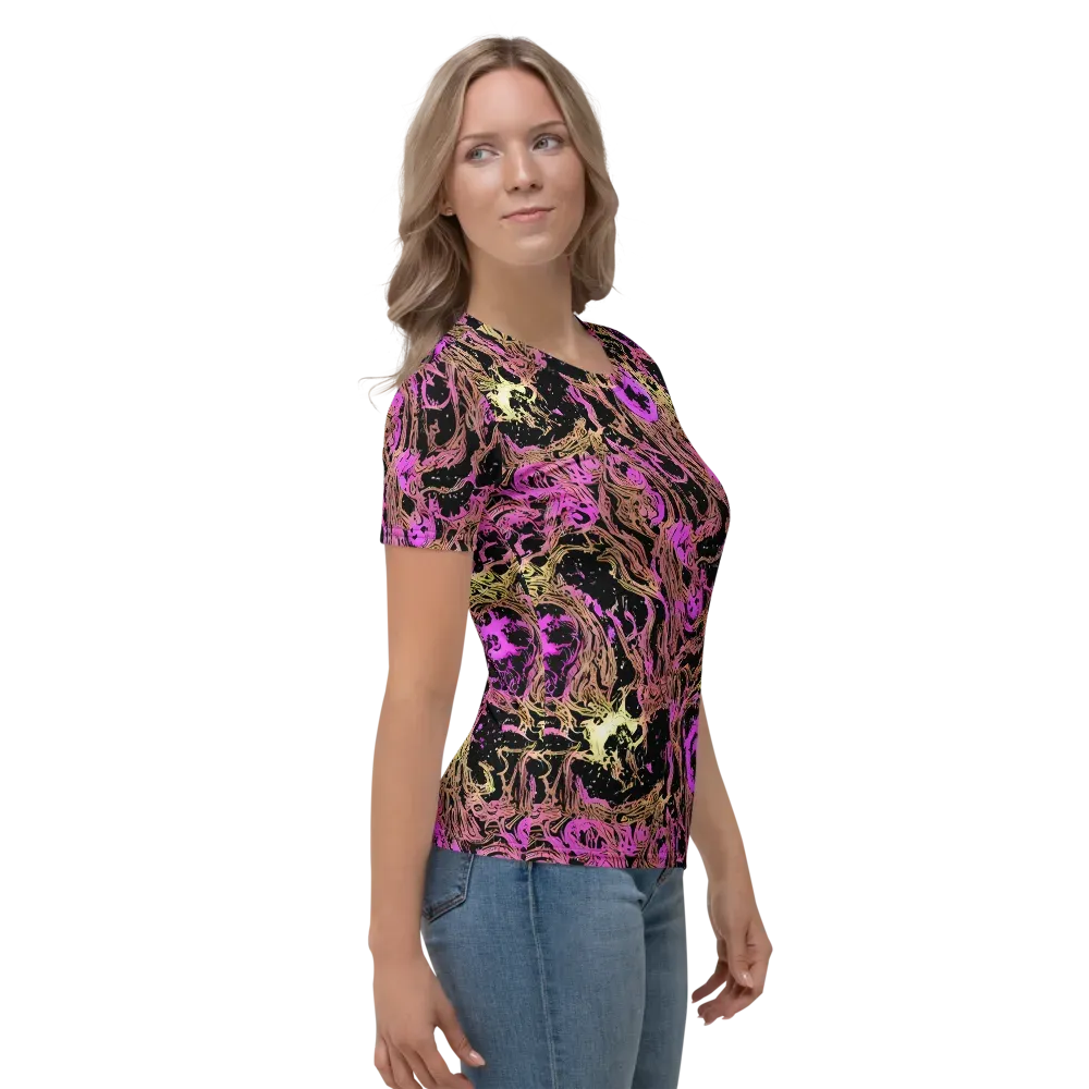Electric Afterlife on Women's Crew Neck T-Shirt — Right