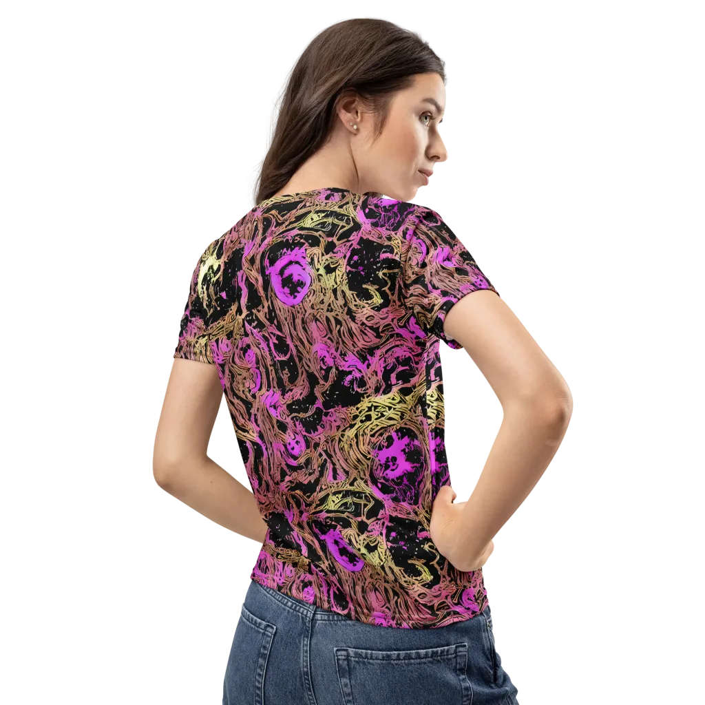 Electric Afterlife on Women's Crew Neck T-Shirt — Back