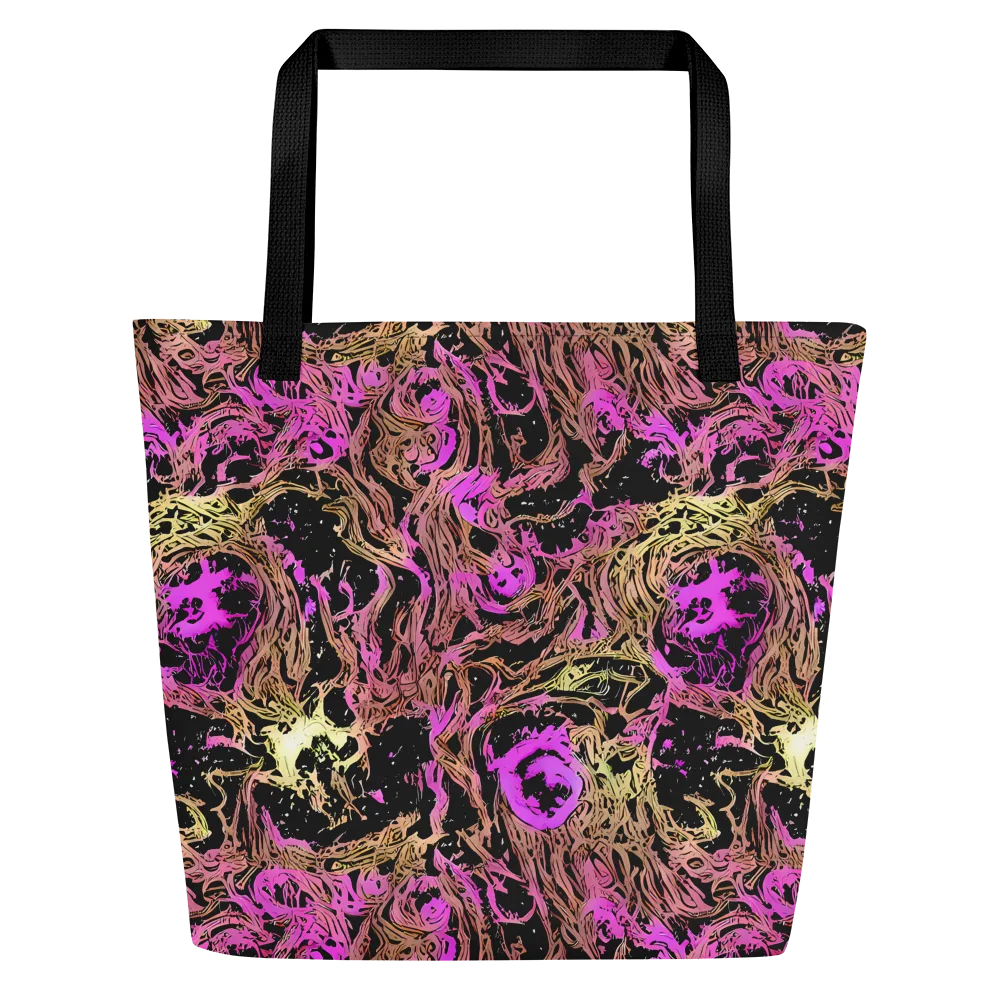 Electric Afterlife on Large Tote Bag W/ Pocket — Front