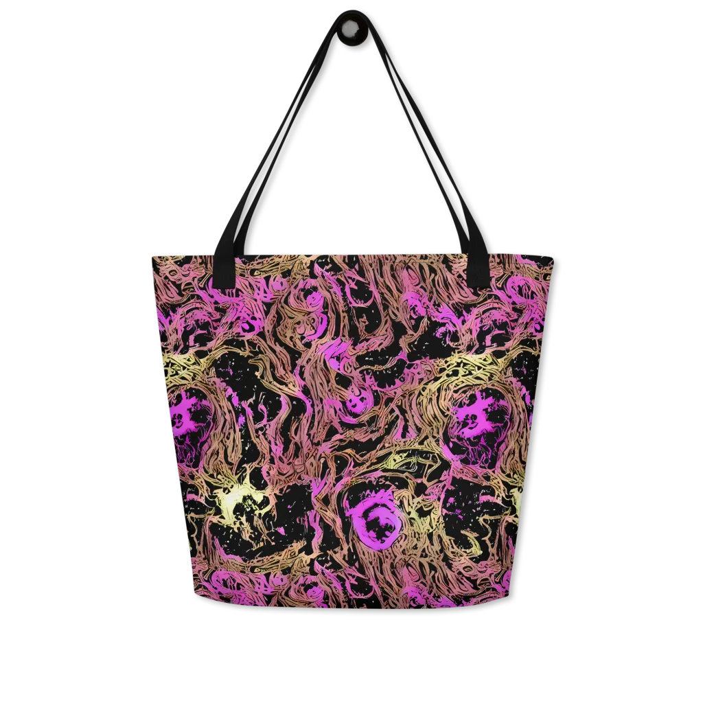 Electric Afterlife on Large Tote Bag W/ Pocket — Front