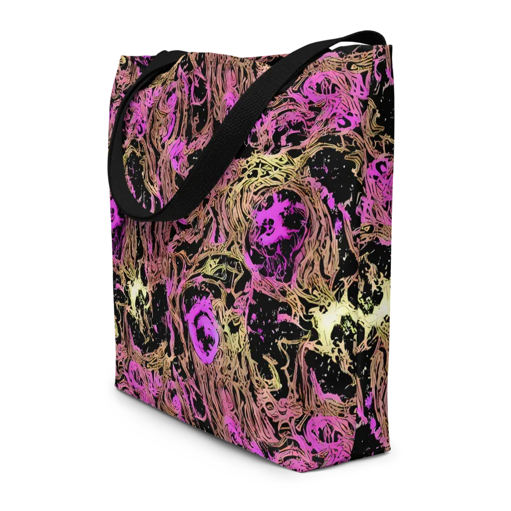 Electric Afterlife on Large Tote Bag W/ Pocket — Front