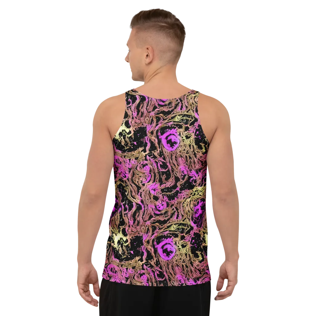 Electric Afterlife on Men's Tank Top — Back