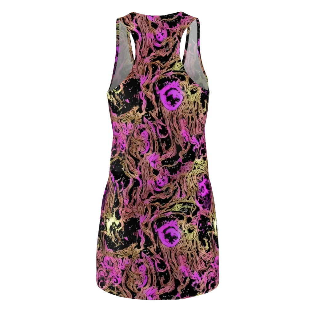 Electric Afterlife on Racerback Dress — Back