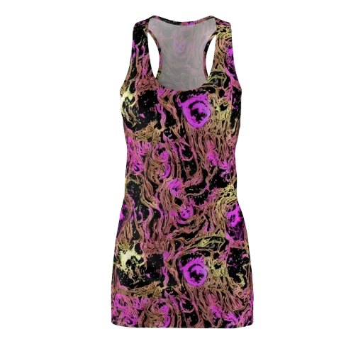 Electric Afterlife on a Racerback Dress