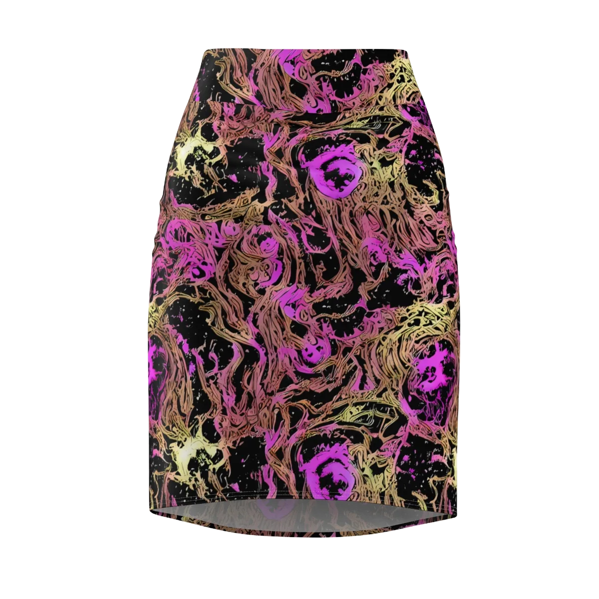 Electric Afterlife on Pencil Skirt — Front