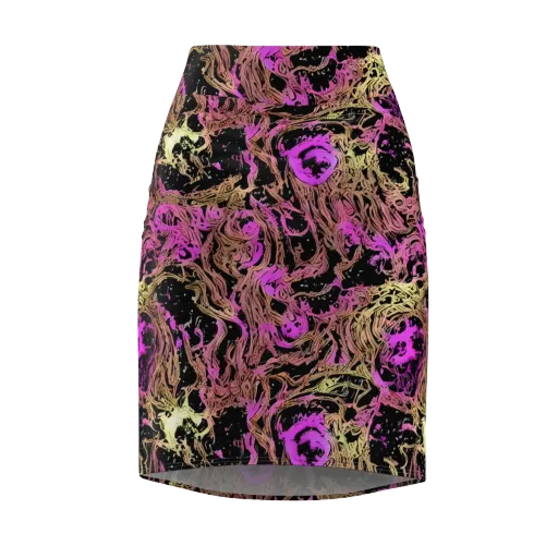 Electric Afterlife on a Pencil Skirt