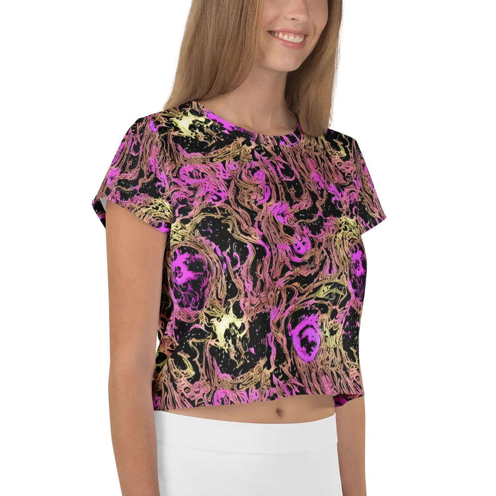 Electric Afterlife on Crop Tee — Right