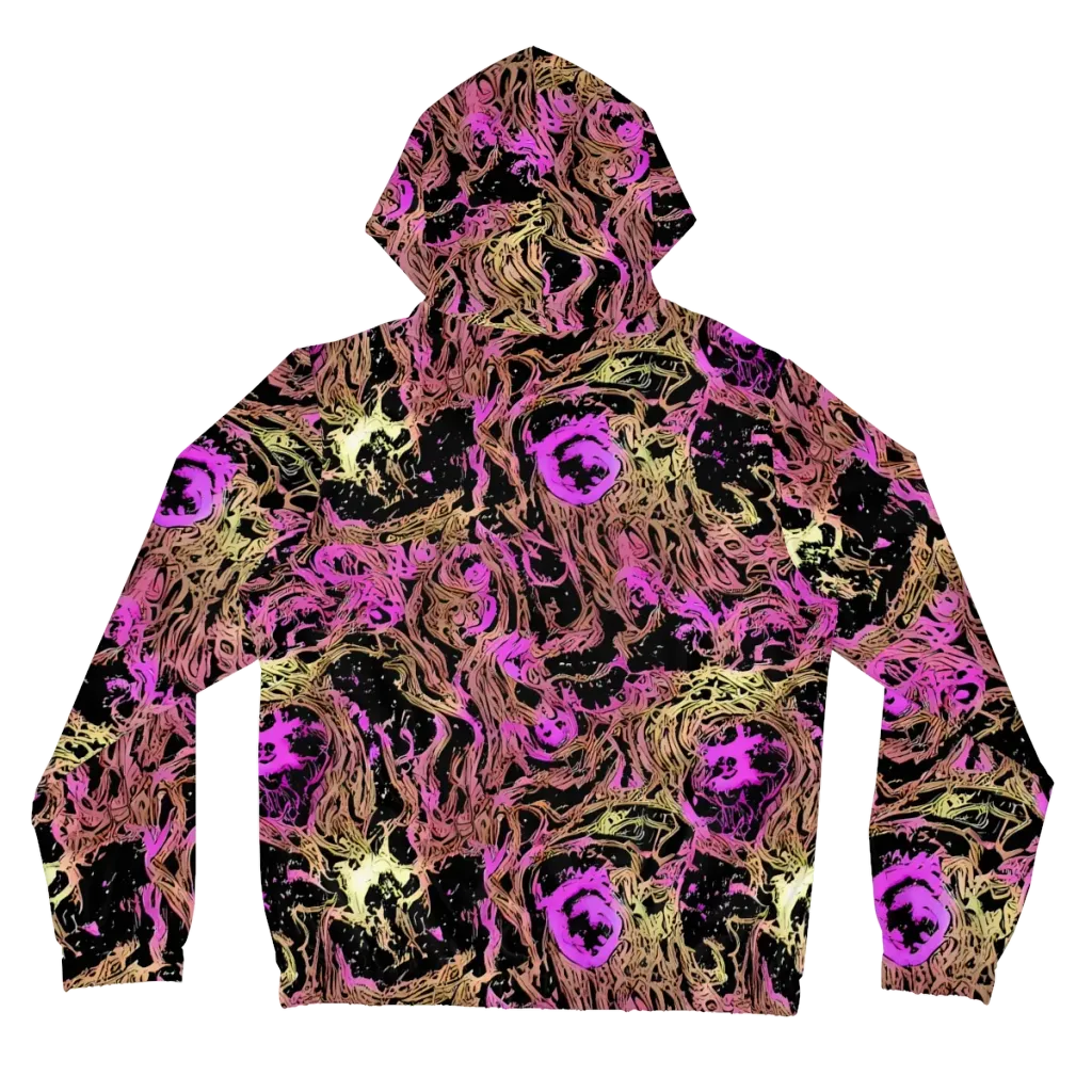 Electric Afterlife on Women's Full-Zip Hoodie — Back