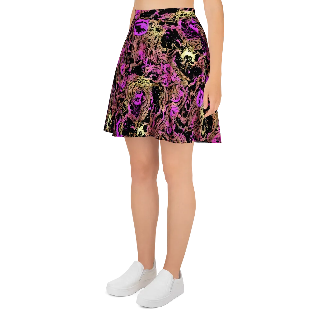 Electric Afterlife on Skater Skirt — Left
