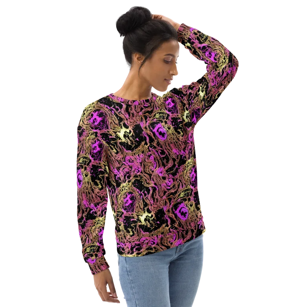 Electric Afterlife on Sweatshirt — Right Front