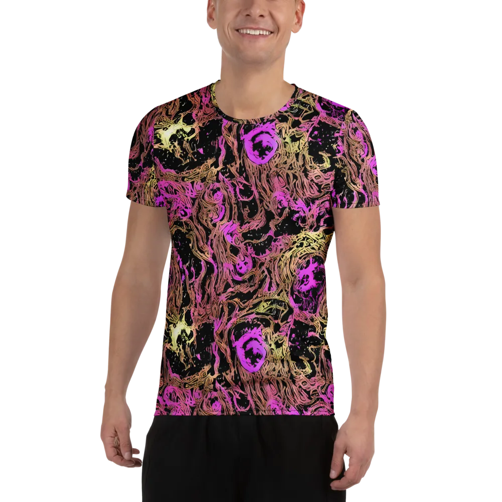 Electric Afterlife on Men's Athletic T-Shirt — Front