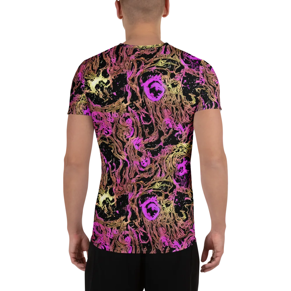 Electric Afterlife on Men's Athletic T-Shirt — Back
