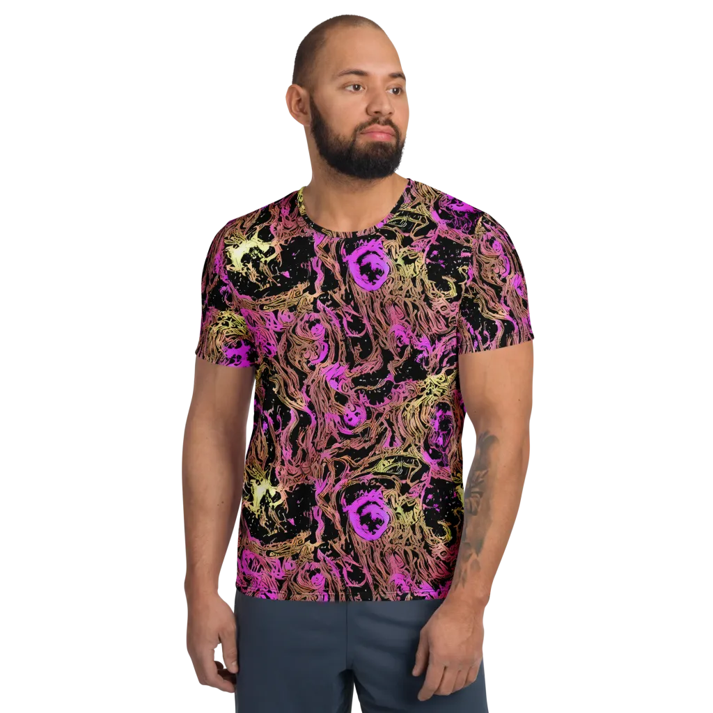 Electric Afterlife on Men's Athletic T-Shirt — Front