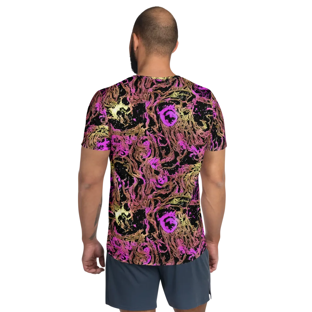 Electric Afterlife on Men's Athletic T-Shirt — Back