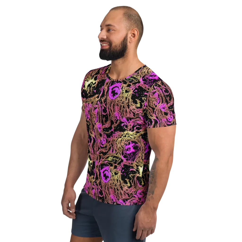 Electric Afterlife on Men's Athletic T-Shirt — Left