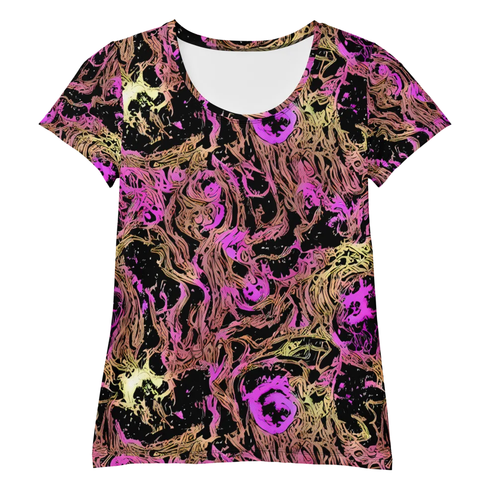 Electric Afterlife on Women's Athletic T-Shirt — Front
