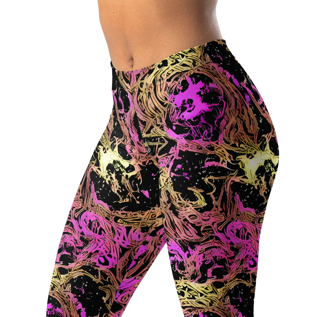 Electric Afterlife on Leggings — Left Front