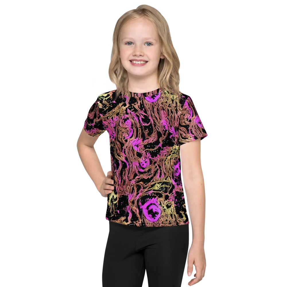 Electric Afterlife on Kids Crew Neck T-Shirt — Front