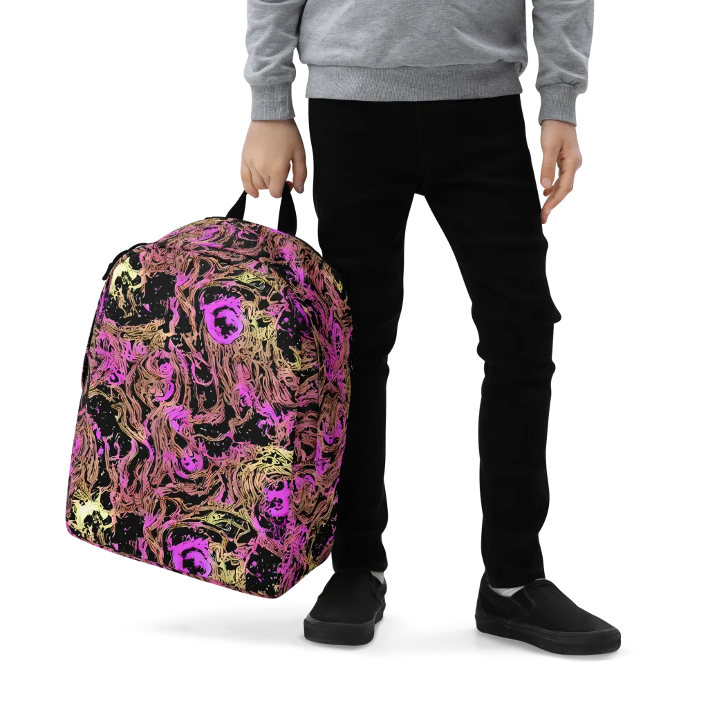 Electric Afterlife on Minimalist Backpack — Zoomed-in