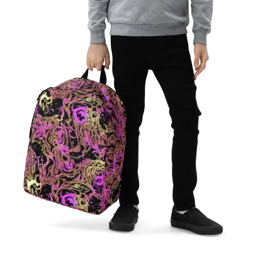 Electric Afterlife on a Minimalist Backpack