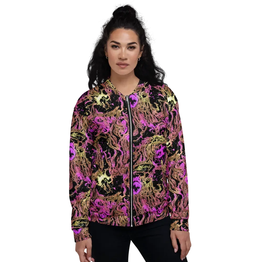 Electric Afterlife on Bomber Jacket — Front