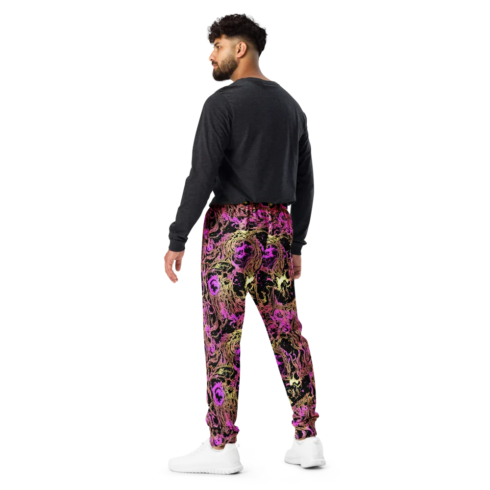Electric Afterlife on Men's Joggers — Back
