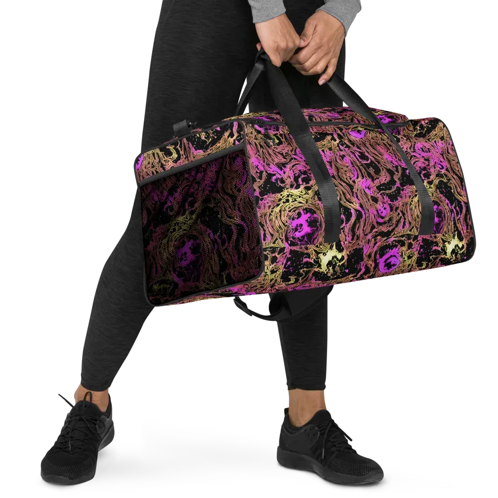 Electric Afterlife on Duffle Bag — Right Front