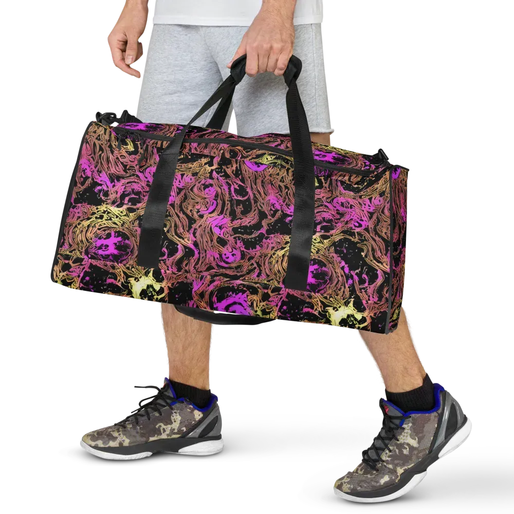 Electric Afterlife on Duffle Bag — Front