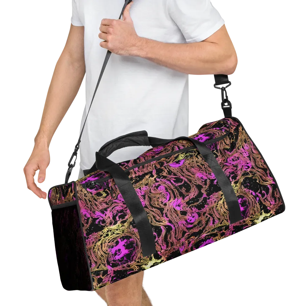 Electric Afterlife on Duffle Bag — Right Front