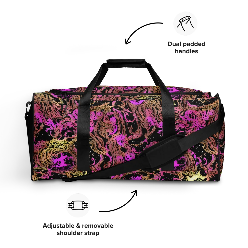 Electric Afterlife on Duffle Bag — Front