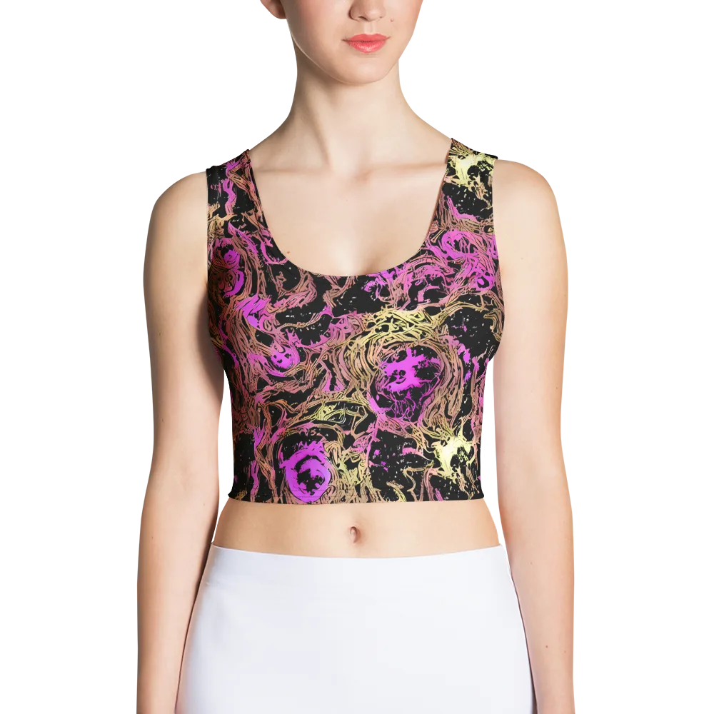 Electric Afterlife on Crop Top — Front