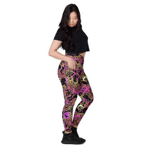 Electric Afterlife on a Leggings with Pockets
