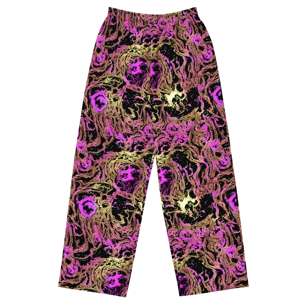 Electric Afterlife on Wide-Leg Pants — Front