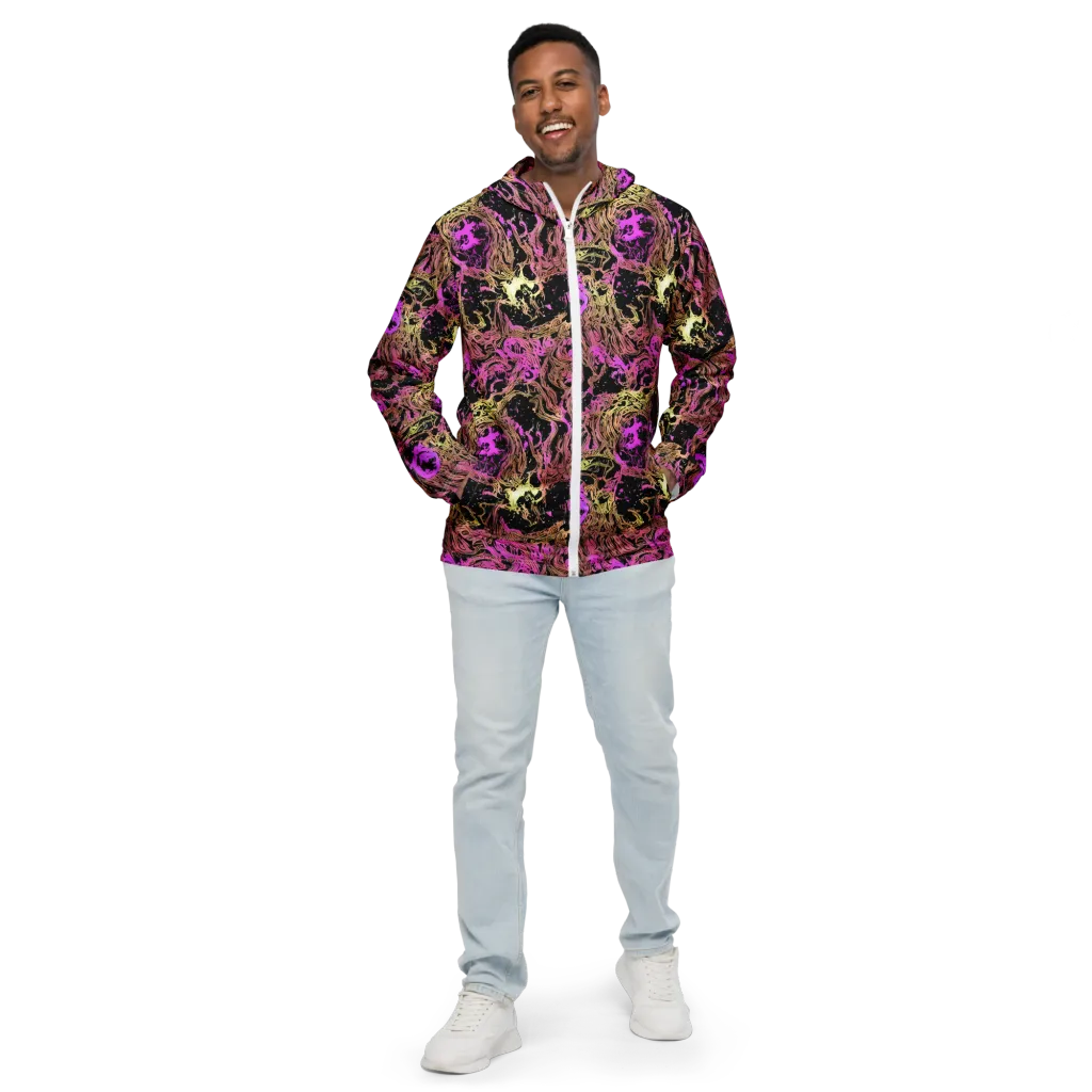 Electric Afterlife on Men's Windbreaker — Front