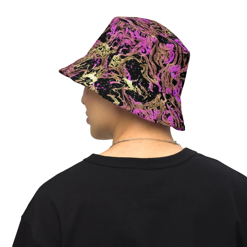 Electric Afterlife on Reversible Bucket Hat — Back Inside
